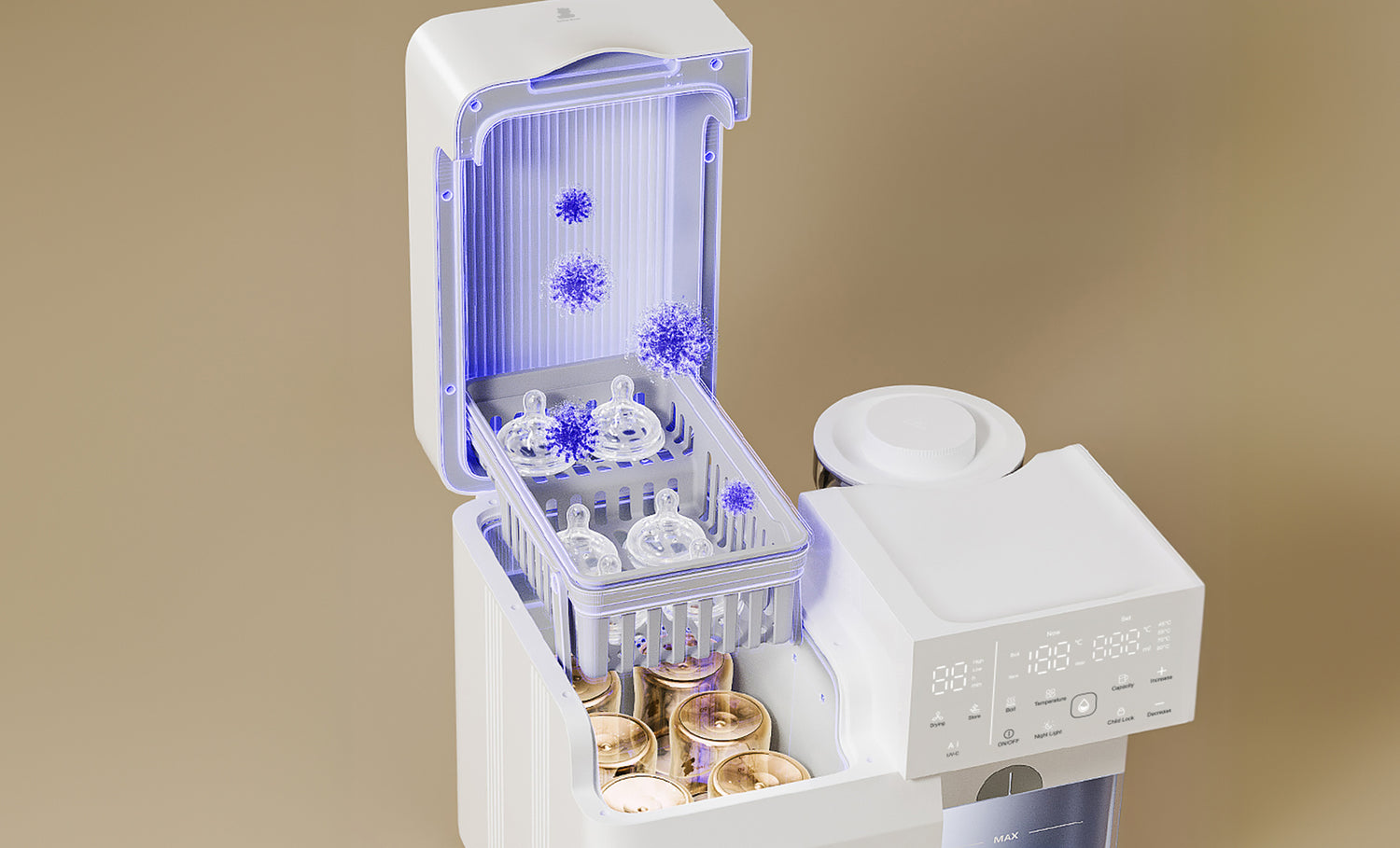 日月潭 沖浪沖飲機 X UV消毒烘乾機